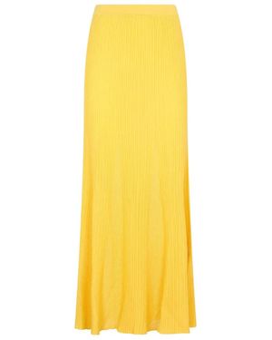 Gabriela Hearst Wool Eula Skirt - Yellow