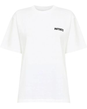 ROTATE BIRGER CHRISTENSEN Organic Cotton T-Shirt - White