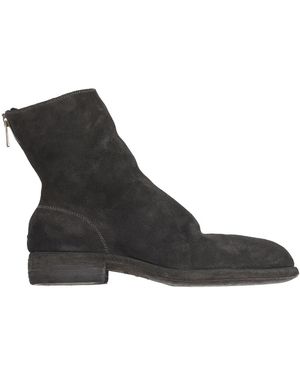 Guidi Leather Boots With Zip - Black