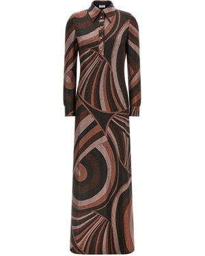 PUCCI 'Iride' Dress - Brown