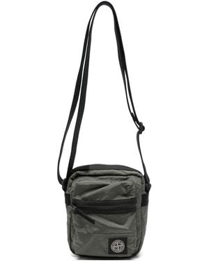 Stone Island Musk Polyamide Cross Body Bag - Black