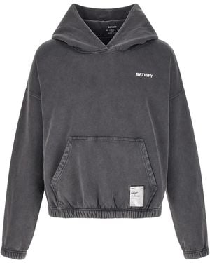 Satisfy Hoodie With Elastic - Grey