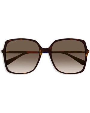 Gucci Havana-Havana- Recycled Acetate Sunglasses - Brown