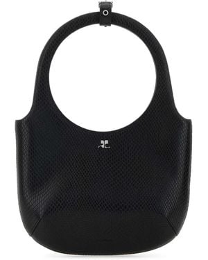 Courreges Holy Viper Bag - Black