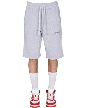 hinnominate Bermuda With Logo - Grey