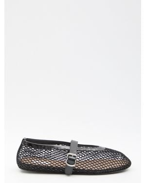 Alaïa Alaia Mesh Ballerinas - White