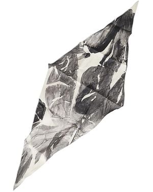 Alysi Silk Foulard - Gray