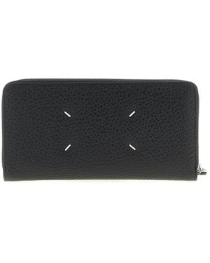 Maison Margiela Stitching Logo Wallet - Grey