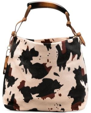 La Milanesa "Amanda" Pony Hair Bag - Black