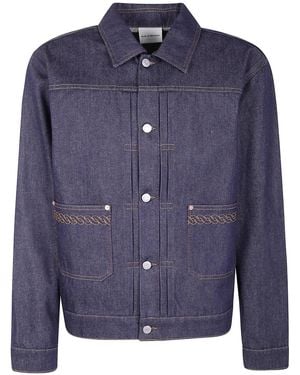Drole de Monsieur "La Veste Denim Brut" Jacket - Blue