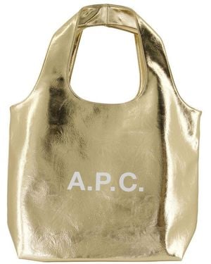 A.P.C. Ninon Shopper Bag - Metallic