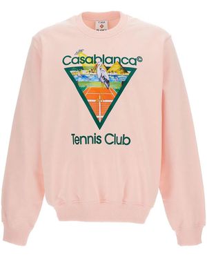 CASABLANCA Graphic-Print Sweatshirt - Pink