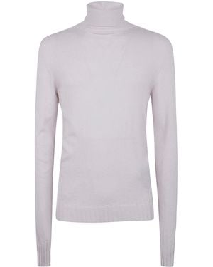 MD75 Cashmere Turtle Neck Jumper - Grey