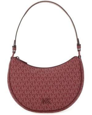 MICHAEL Michael Kors Kyla Small Convertible Clutch Bag - Purple