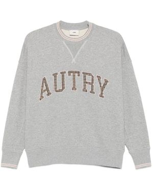 Autry Cotton Elastane Sweater - Gray