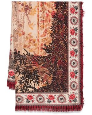 スカーフ PIERRE LOUIS MASCIA \"ALOE+PIE\" SCARF CM 135X195 PIERRE-LOUIS MASCIA ALOE SILK 135X195CM SCARF PURPLE SS25