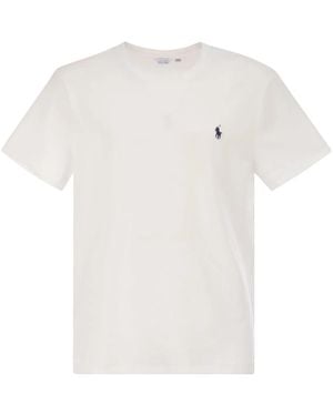 Polo Ralph Lauren Custom Slim-Fit Jersey T-Shirt - White