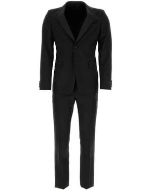 Prada Wool Blend Tuxedo - Black