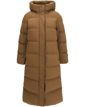Woolrich Madison Quilted Matt Stretch Nylon Puffer Jacket - Natural