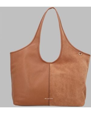 MICHAEL Michael Kors Leather Tote Bag, 34 Cm X 49 Cm X 15 Cm - Brown