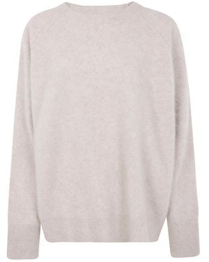 P.A.R.O.S.H. Round Neck Oversize Jumper - Pink