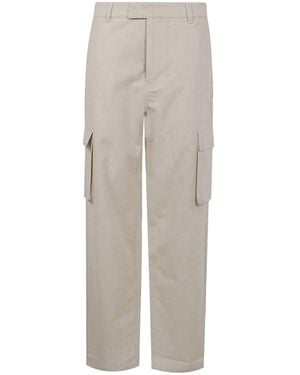 Daily Paper Linen Cargo Pants - White