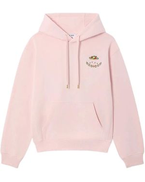 CASABLANCA Laduree Hooded Sweatshirt - Pink