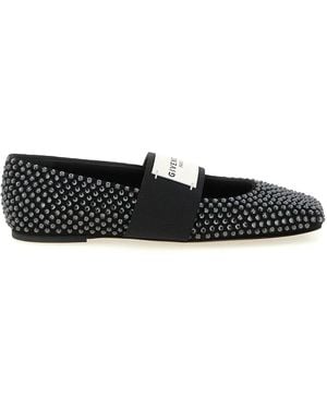 Givenchy 'Sliced Square' Ballet Flats - Black