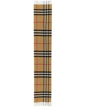 Burberry Check Scarf - Metallic