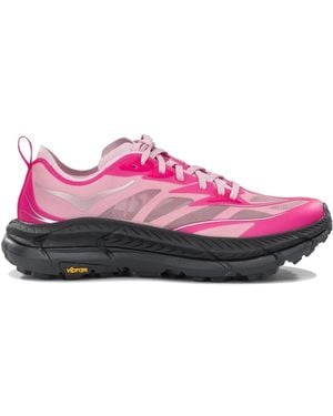 Hoka One One "Mafate Speed 4 Lite" Low-Top Trainers - Pink