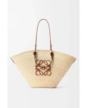 Loewe Anagram Woven Tote Bag - Natural