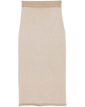 Fendi Micro Ffskirt - Natural