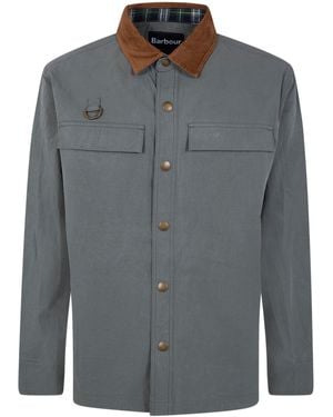 Barbour "Spey" Overshirt Jacket - Gray