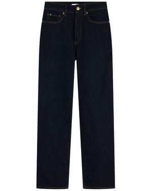 Tommy Hilfiger Tapered Rinse Hw Ankle - Blue