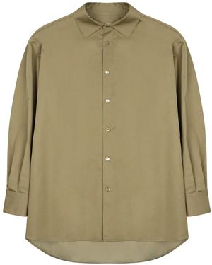 DARKPARK Satin Shirt - Green