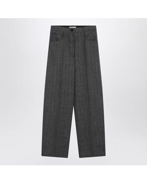 Prada Tailored Wool Pants - Gray