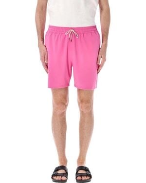 Polo Ralph Lauren Traveller Classic 14.6 Cm Beach Boxers - Pink