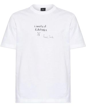Paul Smith Ps Paul Smith Limited Edition Cotton T-Shirt - White