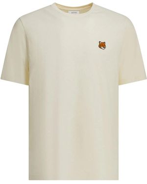 Maison Kitsuné Maison Kitsuné Cotton T-Shirts - White