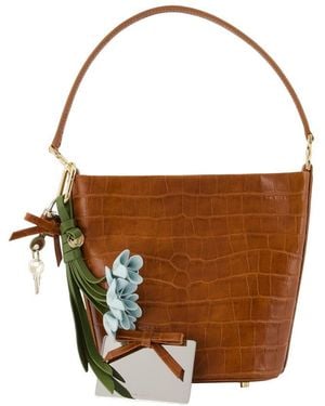 Self-Portrait Bucket Bag - Brown