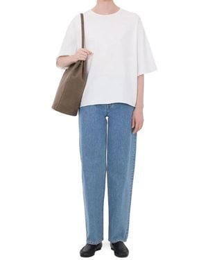 Loulou de Saison "Osis" Boxy T-Shirt - Blue
