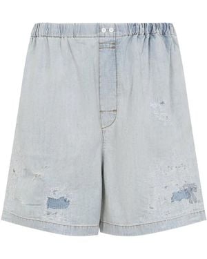 Acne Studios Light Cotton Shorts - Blue