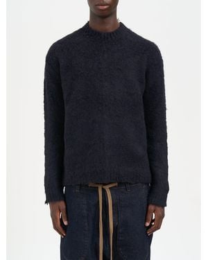 Uma Wang Bimat Crew Neck Jumper - Blue