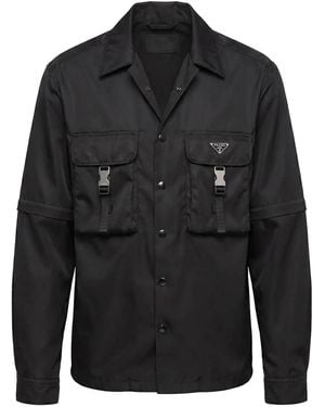 Prada Re-Nylon Shirt - Black