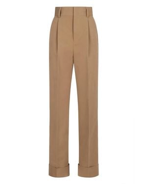 Philosophy Di Lorenzo Serafini High-Waist Wide-Leg Trousers - Natural