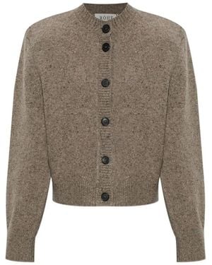 Rohe Dark Wool Sweater - Gray