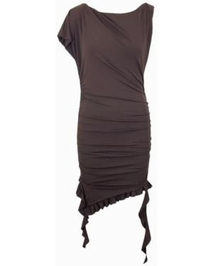 Pinko Acetate Polyamide Elastane Dress - Brown