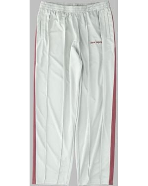 Palm Angels Striped Relaxed-Fit Straight-Leg Trousers - Blue