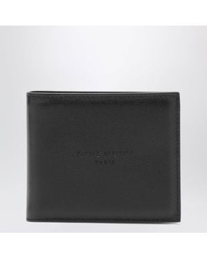 Givenchy Embossed-Logo Calf Leather Wallet - Black
