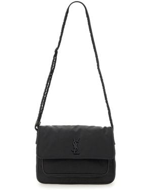 Saint Laurent Econylâ "Messenger Niki" Bag - Black